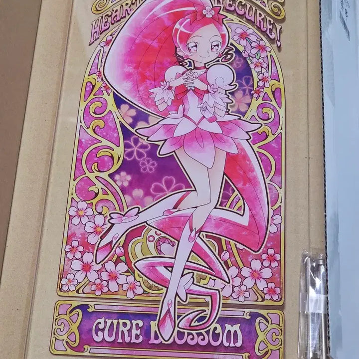 [BUNJANG] Heartcatch Precure Cure Blossom Acrylic Art Board / 하트캐치 프리큐어 큐어 블로섬 아크릴 아트 보드