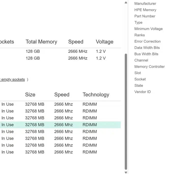 [BUNJANG] Hynix 32GB DDR4 2666V ECC Server RAM / 서버용 하이닉스 32GB DDR4 2666V ECC 램 Ram 메모리