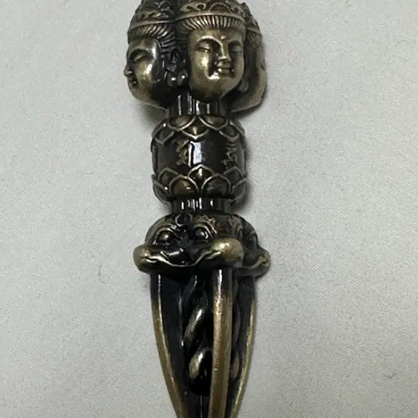 [BUNJANG] Antique Vajra Pendant/Keyring / 새상품 사존불 금강저 골동품 펜던트/키링