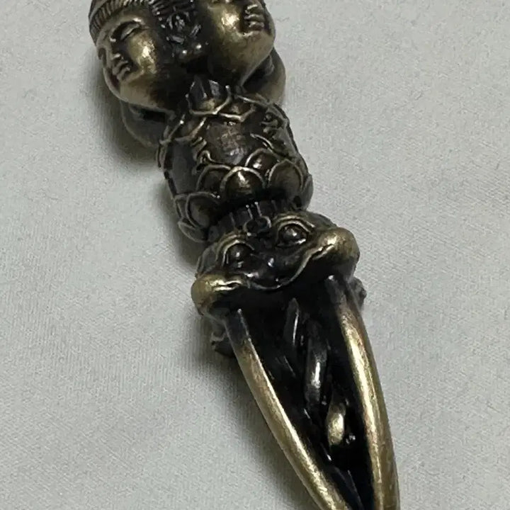 [BUNJANG] Antique Vajra Pendant/Keyring / 새상품 사존불 금강저 골동품 펜던트/키링