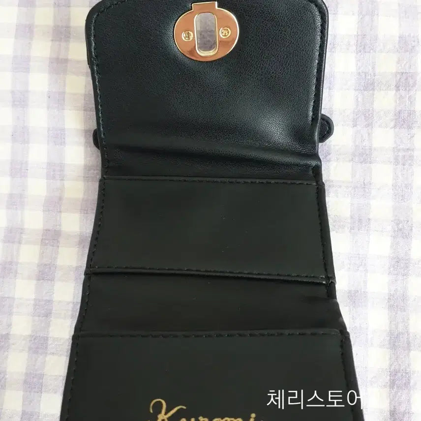 [BUNJANG] Sanrio Kuromi Bi-fold Wallet / 산리오 쿠로미 반지갑