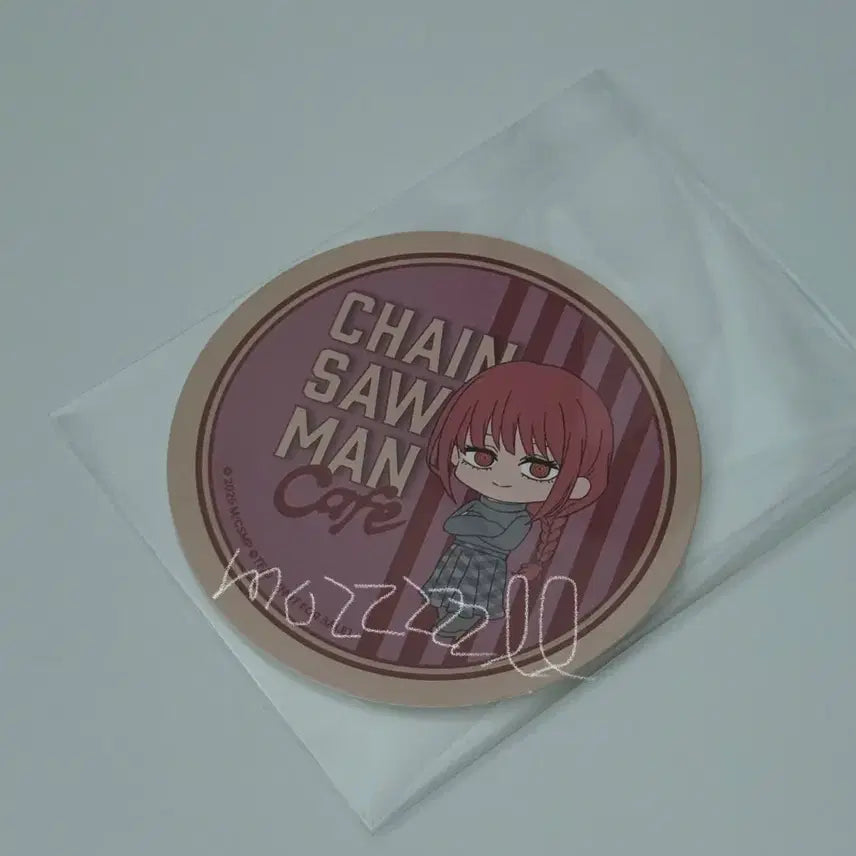 [BUNJANG] Chainsaw Man Makima Cafe Collaboration Pop-up SD Coaster / 체인소맨 카페 마키마 코스터 후기 특전 콜라보 팝업 굿즈 SD