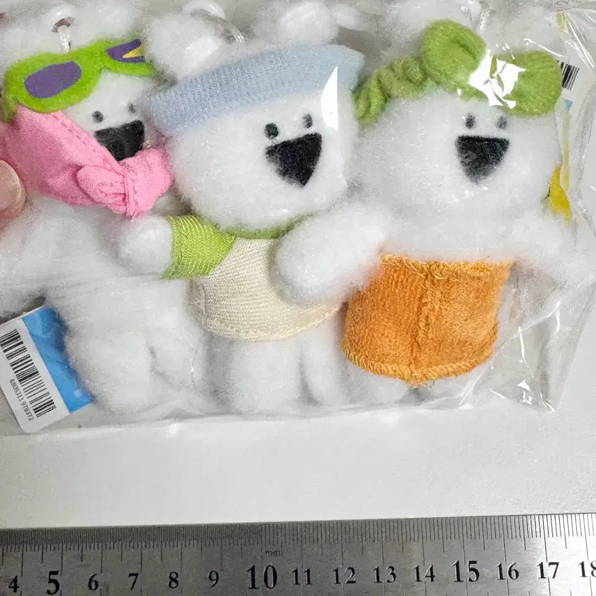 [BUNJANG] Over Action Rabbit Bundle Set Plush Keychain / (일괄)오버액션 토끼 인형 키링