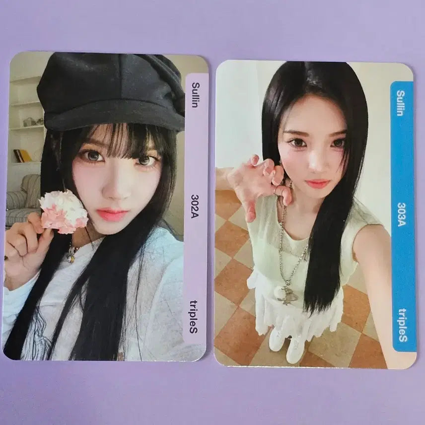 [BUNJANG] TripleS Seullin CC302 CC303 Baby Flower Album Object Set / 트리플에스 설린 CC302 CC303 베이비플라워 앨범 오브젝트