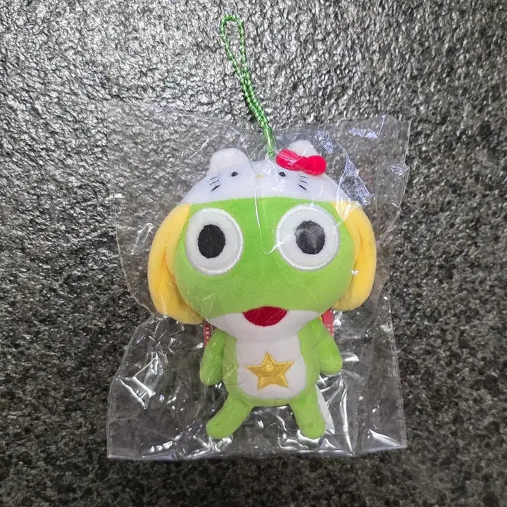 [BUNJANG] Keroro x Hello Kitty Sanrio Collaboration Plush Keychain Mascot / 케로로 헬로키티 산리오 콜라보 인형 키링 마스코트 누이
