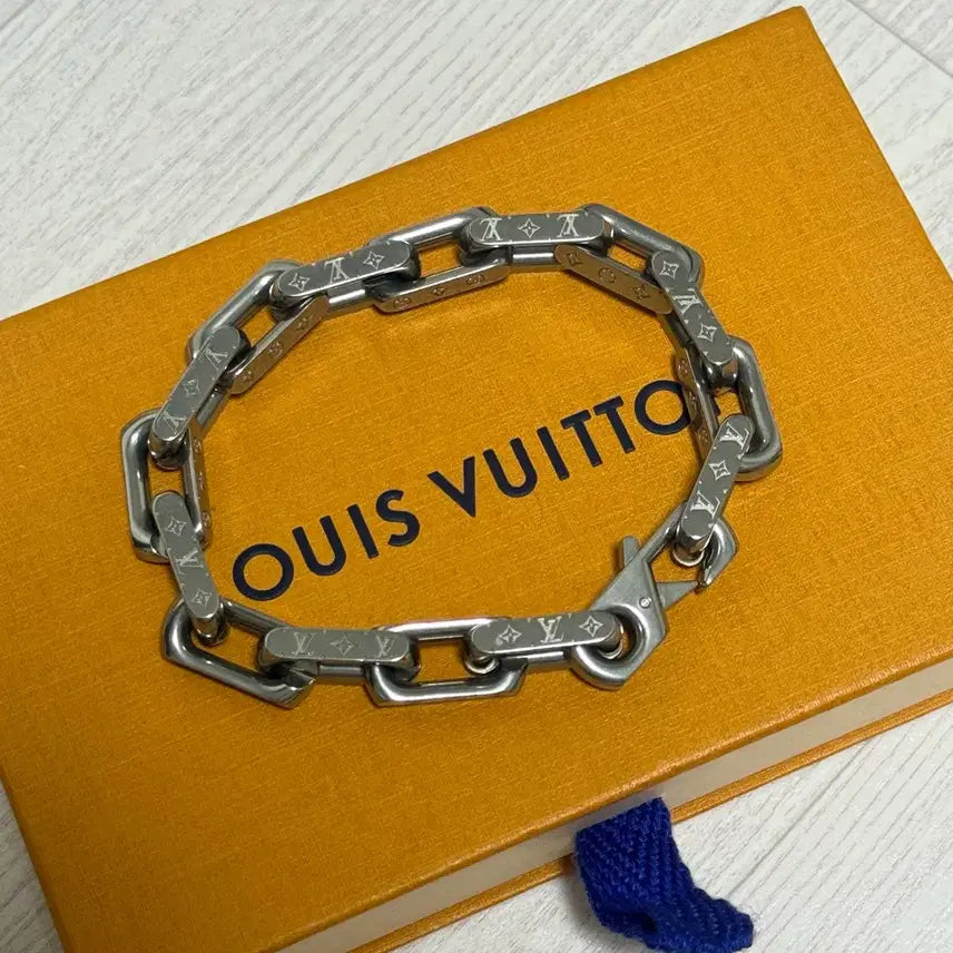 [BUNJANG] Louis Vuitton Virgil Abloh Chain Bracelet L / (새상품급)루이비통 버질아블로 체인팔찌 L