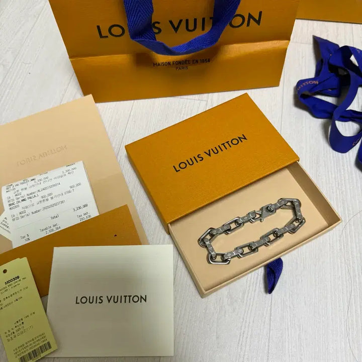 [BUNJANG] Louis Vuitton Virgil Abloh Chain Bracelet L / (새상품급)루이비통 버질아블로 체인팔찌 L