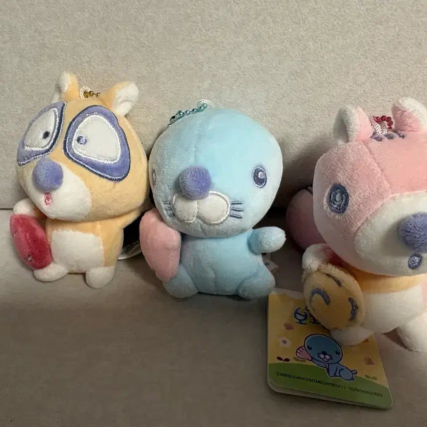 [BUNJANG] Bonobono Porori Neoburi Plush Set / 베이비 보노보노 포로리 너부리