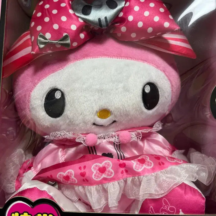 [BUNJANG] Sanrio My Melody 50th Anniversary Kuromi 20th Anniversary Ichiban Kuji Special Prize Plush Doll / 산리오 마이멜로디 인형 50주년 쿠로미 20주년  해피쿠지 특상