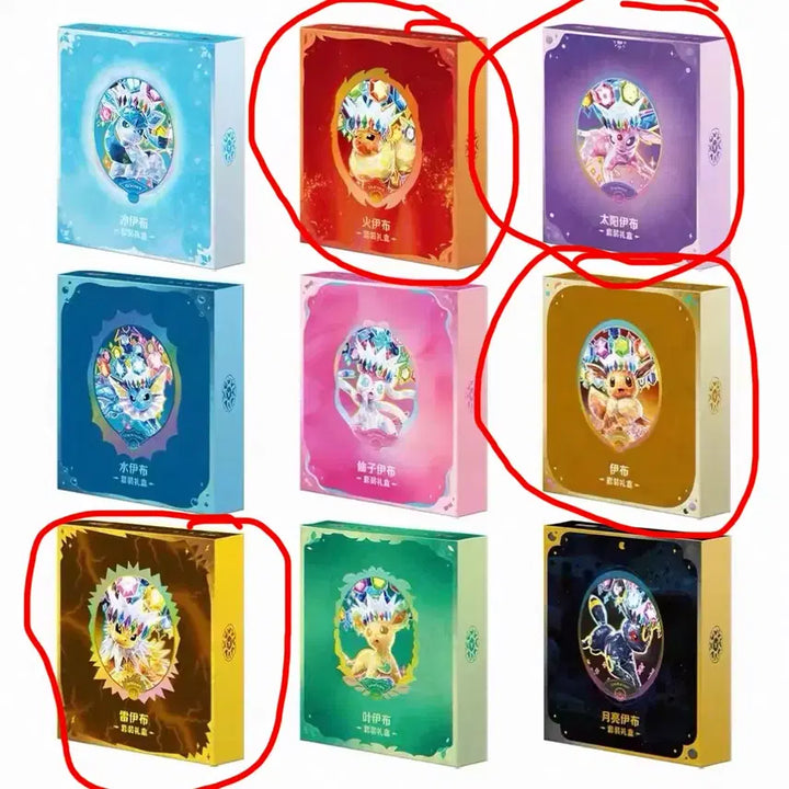 [BUNJANG] Pokemon Eevee Series Binder and Tera Type Set / 포켓몬 한정판 이브이즈 바인더, 카드팩 셋트  중판