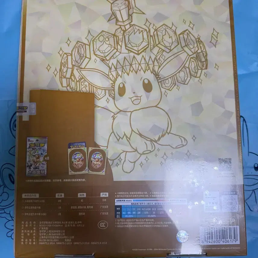 [BUNJANG] Pokemon Eevee Series Binder and Tera Type Set / 포켓몬 한정판 이브이즈 바인더, 카드팩 셋트  중판