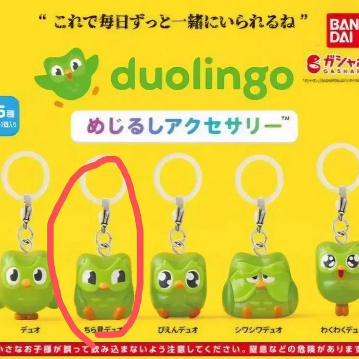 [BUNJANG] Bandai Duolingo Gacha / 반다이 듀오링고 메지루시 가챠