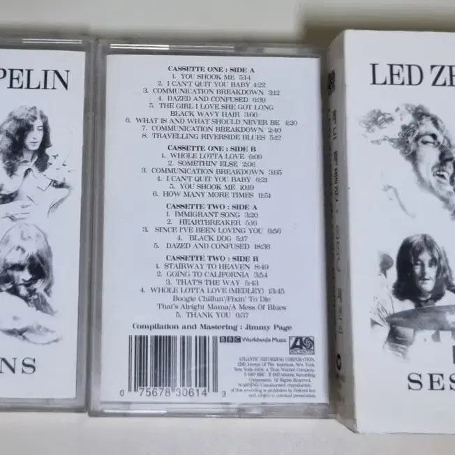 [BUNJANG] Led Zeppelin BBC Sessions 2-Tape Cassette Tape / 레드 제플린 BBC 세션 2tape (카세트테이프)