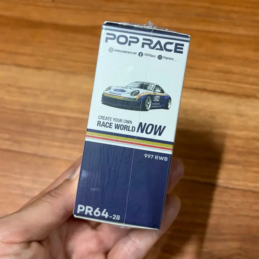 [BUNJANG] PopRace Porsche 997 RWB 1/64 Diecast Model / 팝레이스 포르쉐 997 RWB 1/64 다이캐스트