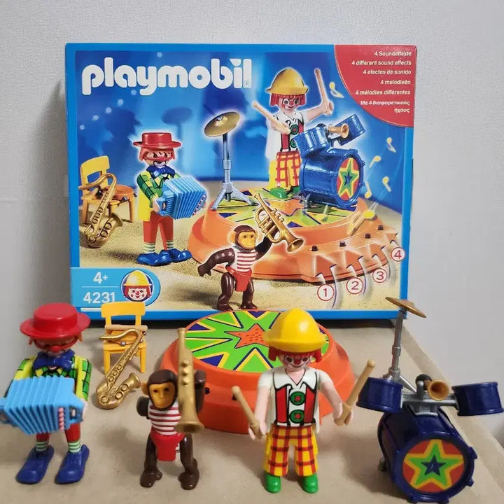 [BUNJANG] Playmobil 4231 Circus Troupe Set - Unsealed / 플레이모빌 4231 서커스단 개봉상품 피규어 판매