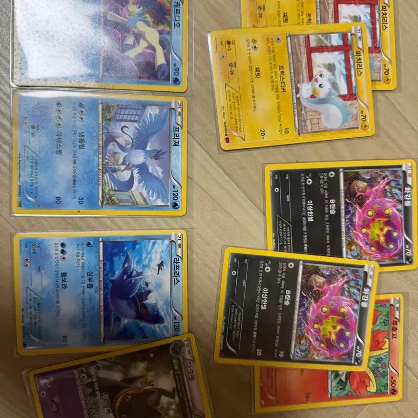 [BUNJANG] Vintage Pokemon Cards Bundle Set / 고대 포켓몬카드 az, 고라파덕 등등 일괄