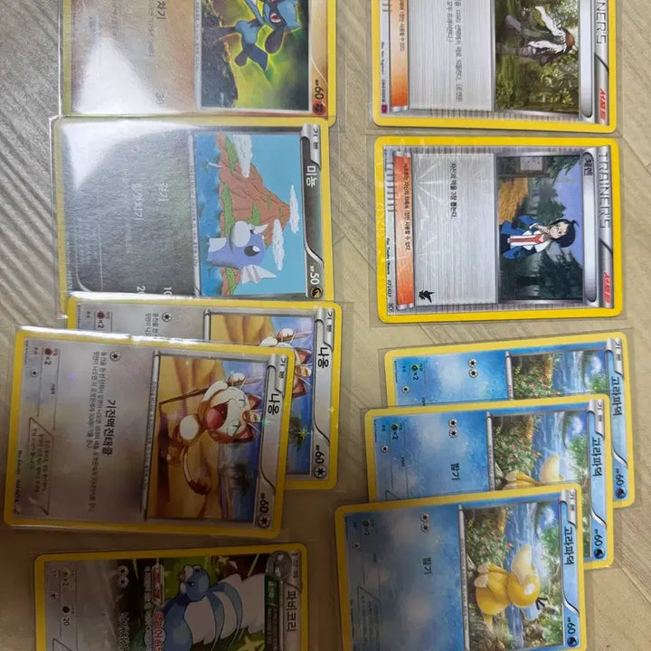 [BUNJANG] Vintage Pokemon Cards Bundle Set / 고대 포켓몬카드 az, 고라파덕 등등 일괄