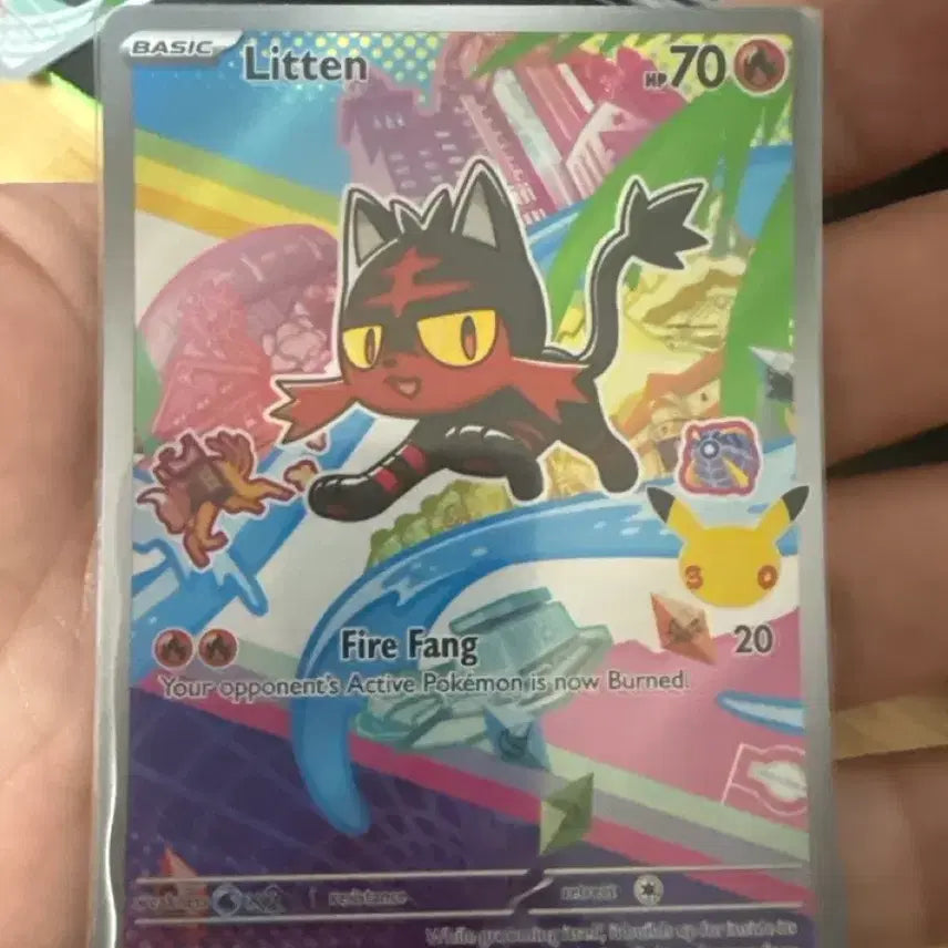 [BUNJANG] Pokemon Cards 25th Anniversary Edition - Gen 7 Starters Set of 3 / 북미 포켓몬 카드 25주년 에디션 - 7세대 스타팅 3종