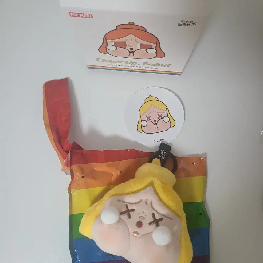 [BUNJANG] POP MART CryBaby Cheer Up Doll Keychain / 팝마트 크라이베이비 치얼업 인형 키링 판매