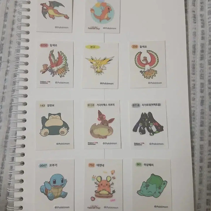 [BUNJANG] Pokemon Sticker Set / 포켓몬스터 띠부씰