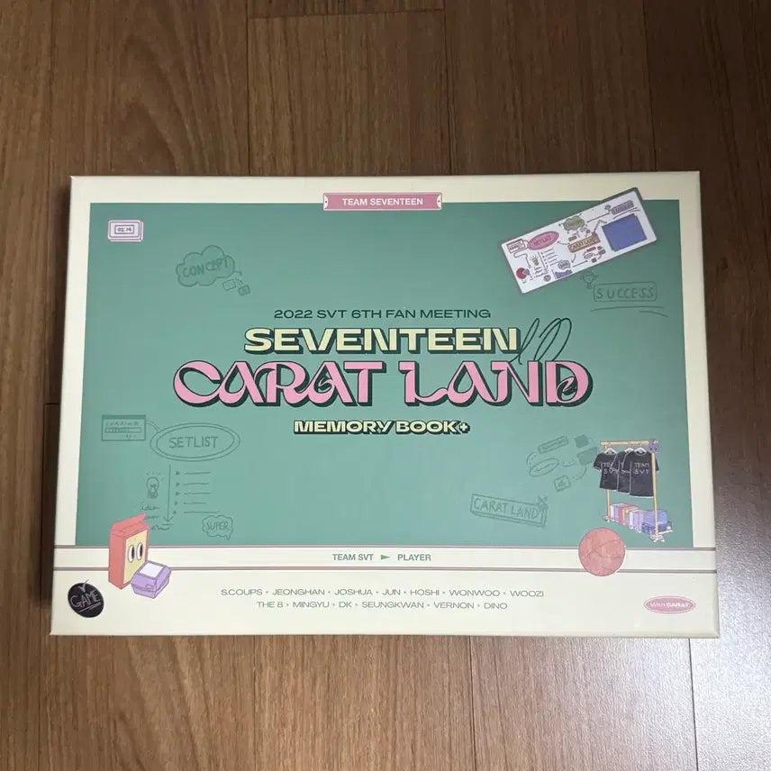 [BUNJANG] SEVENTEEN 2022 CARAT LAND Memory Book Digital Code Included / 세븐틴 2022 캐럿랜드 메모리북 디지털 코드 포함