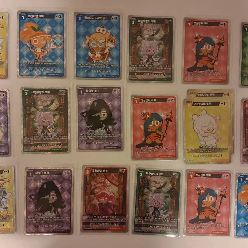 [BUNJANG] Cookie Run Kingdom 19 Types Bundle Set Cards / 쿠키런 킹덤 카드 침묵의 카타콤 19종 일괄