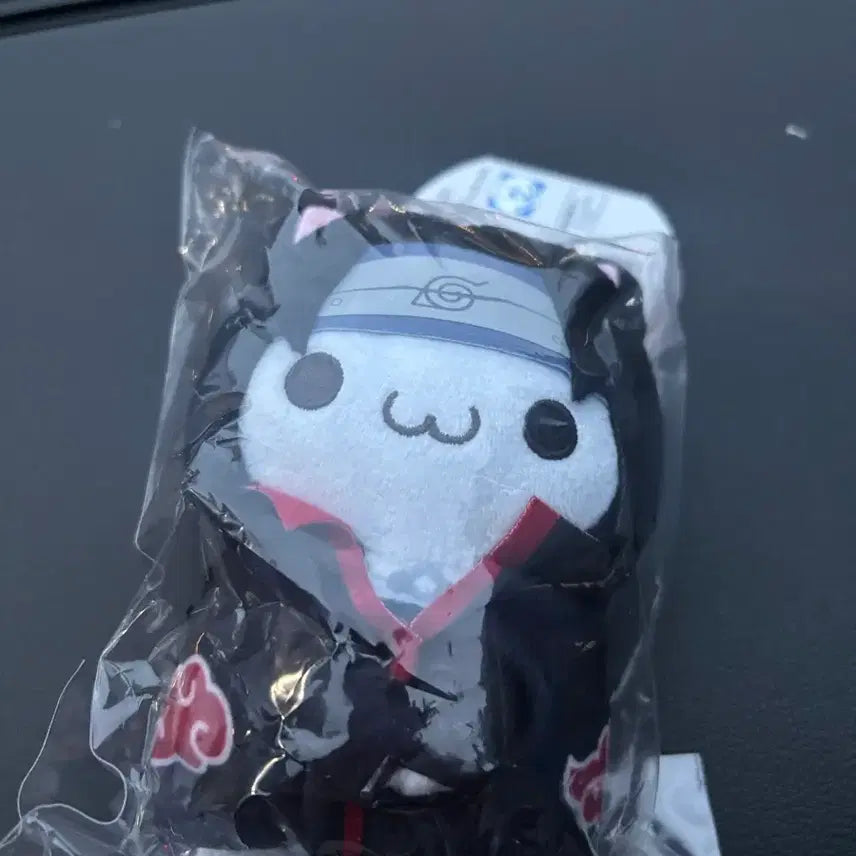 [BUNJANG] Naruto Akatsuki Itachi Megacats Chibi Plush / 나루토) 아카츠키 이타치 메가캣 치비누이 치비구루미 냐루토