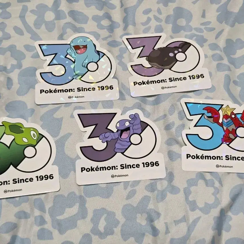 [BUNJANG] Pokemon 30th Anniversary Sticker Set: Nuoh, Tooh / 포켓몬 30주년 스티커 누오 토오