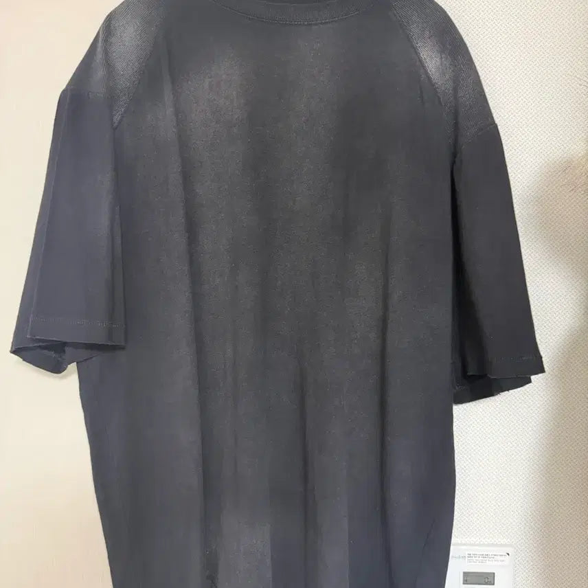 [BUNJANG] ETCE Feather Damage Tee (Black) - L Size / ETCE FEATHER DAMAGE TEE (BLACK) L 사이즈
