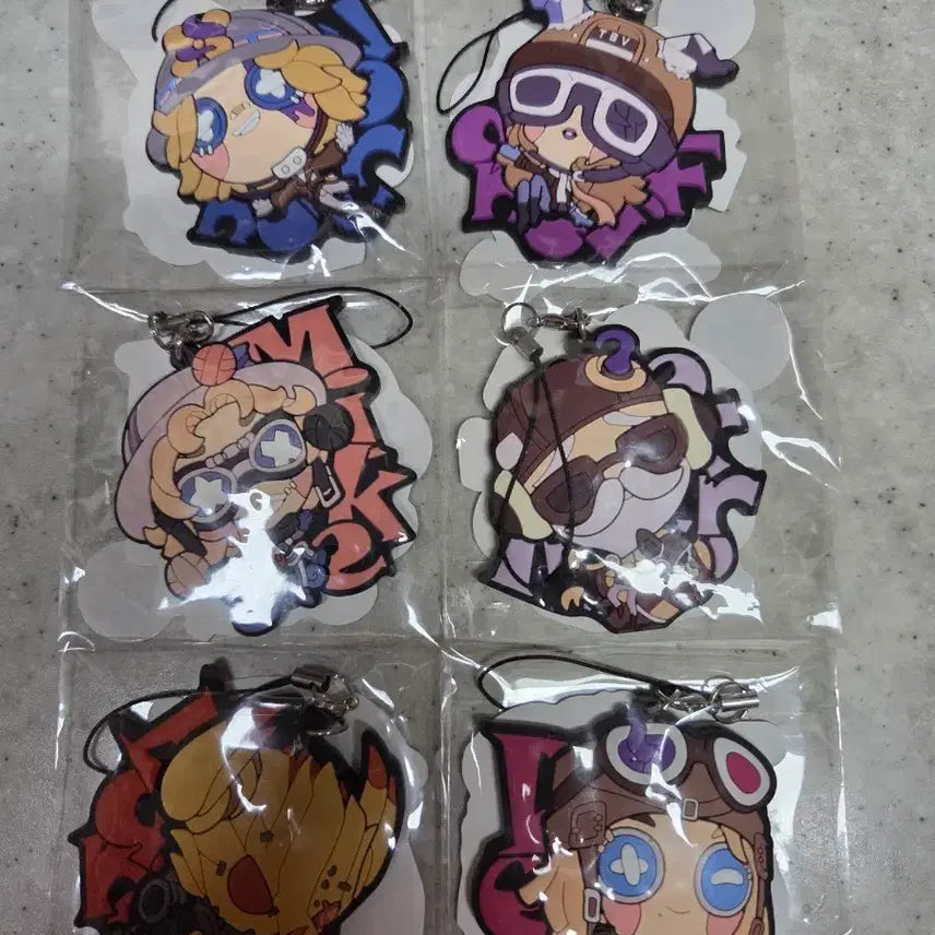 [BUNJANG] Identity V Abyss Series 4 Rubber Strap &amp; Sticker Bundle / 제5인격 심연의 부름 4 심연 러버스트랩 스티커 6종 일괄