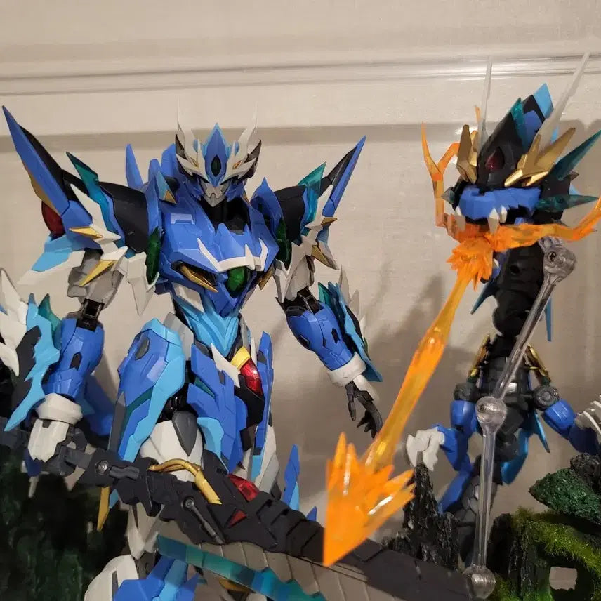 [BUNJANG] Motor Nuclear Blue Dragon Diorama Alloy Joint Model (Includes Acrylic Case) / 모터뉴클리어 청룡 디오라마 (합금 관절, 아크릴케이스 포함)