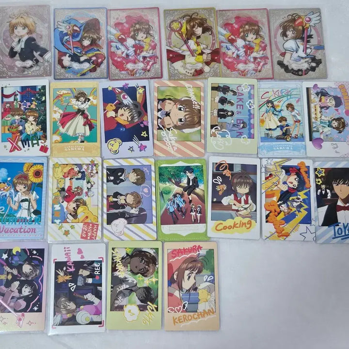[BUNJANG] Cardcaptor Sakura Snapmiid Card &amp; Can Badge Set / 카드캡터체리 스냅마이드카드, 캔뱃지 등
