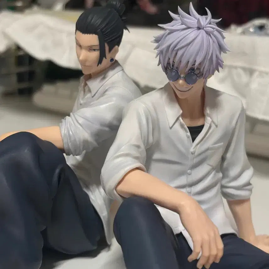 [BUNJANG] Jujutsu Kaisen YumeMiraize Gojo Satoru &amp; Geto Suguru Kai-Go-Gyoku-Setsu Figure Bundle Set / [주술회전] 유메미라이즈 회옥옥절 고죠 게토 피규어 일괄 팝니다.