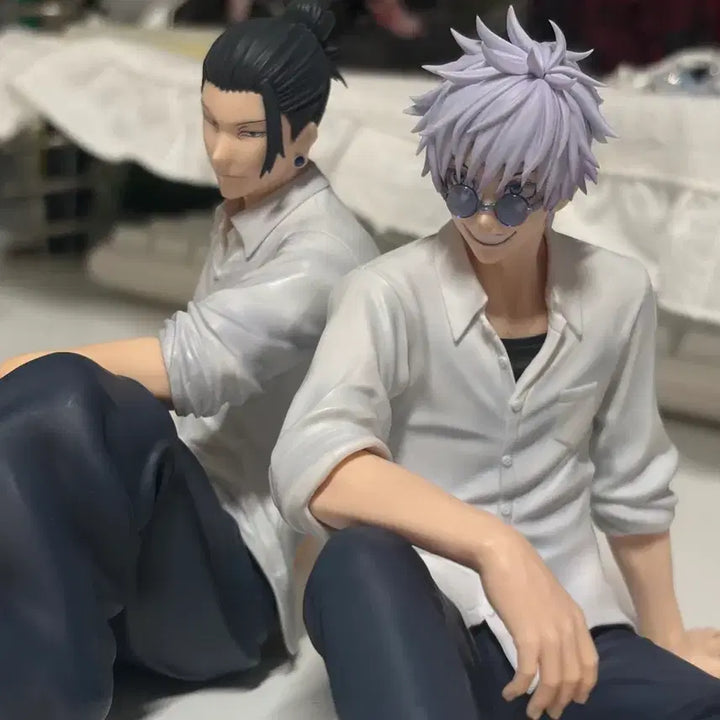 [BUNJANG] Jujutsu Kaisen YumeMiraize Gojo Satoru &amp; Geto Suguru Kai-Go-Gyoku-Setsu Figure Bundle Set / [주술회전] 유메미라이즈 회옥옥절 고죠 게토 피규어 일괄 팝니다.