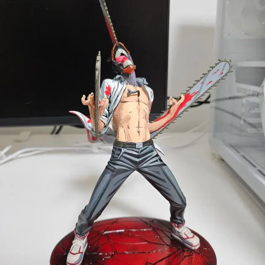 [BUNJANG] Chainsaw Man Denji Repainted Figure by Furyu / 체인소맨 피규어 후류 덴지 리페인트 판매