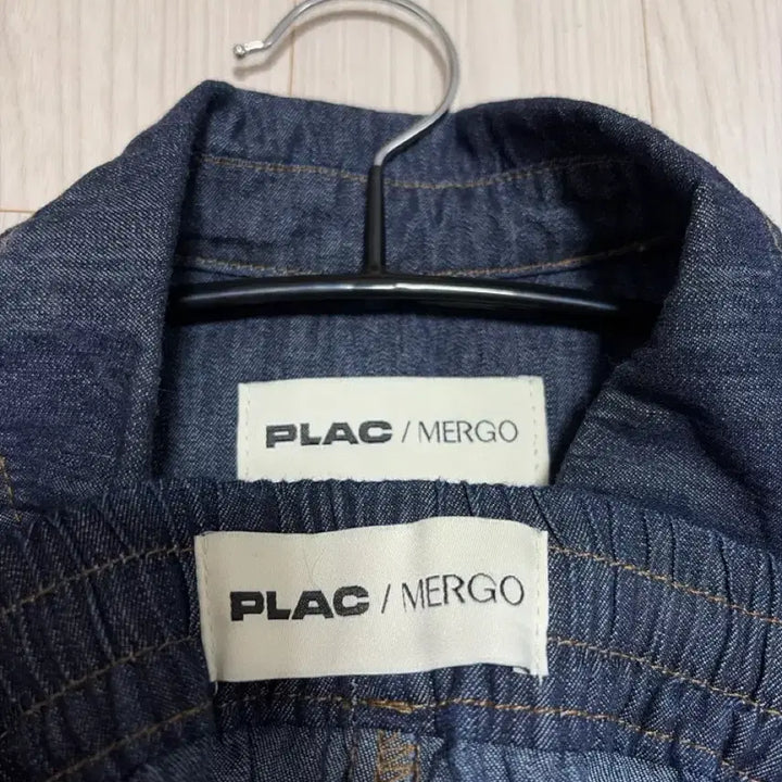 [BUNJANG] MERGO X PLACK Denim Setup M / 메르고 X 플랙 데님 셋업 M