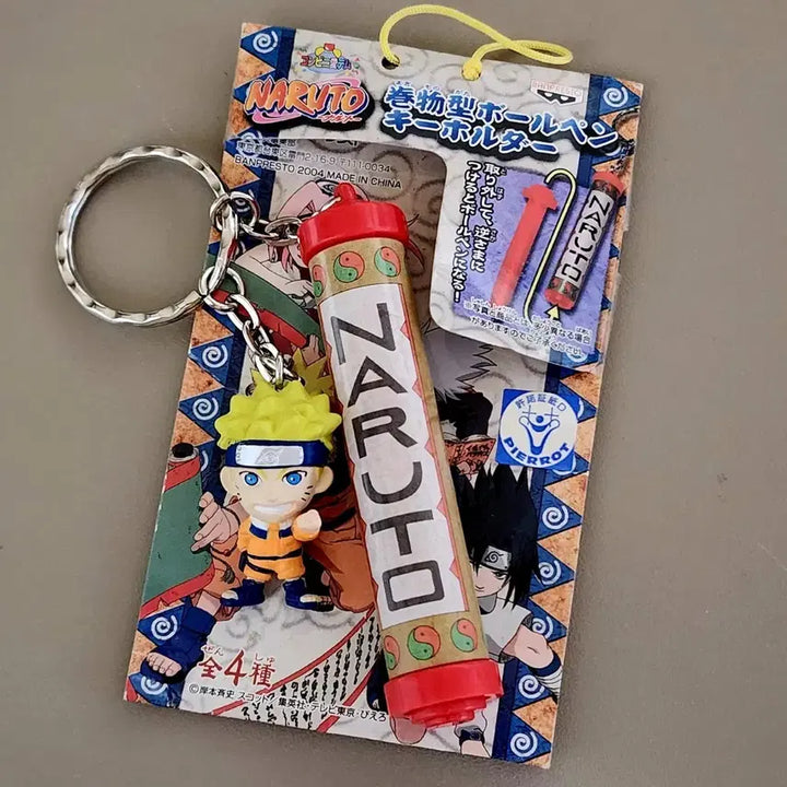 [BUNJANG] Naruto Ballpoint Pen Figure Keychain Classic Charm / (나루토) 볼펜 피규어 키홀더 고전키링