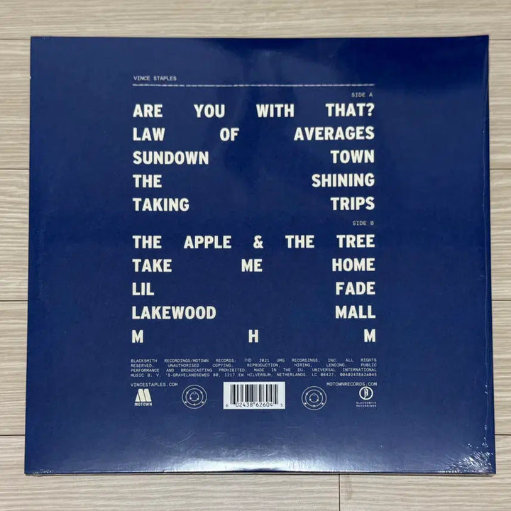[BUNJANG] Vince Staples Vince Staples LP Vinyl / Vince Staples(빈스 스테이플)-Vince Staples LP