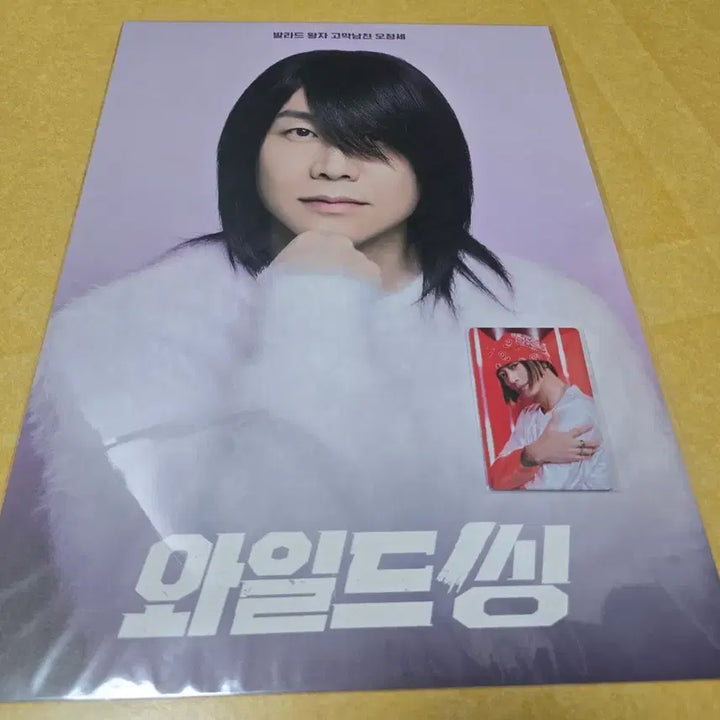 [BUNJANG] Wild Thing Oh Jung Se Poster + 4 Photocards Bundle Set / 와일드씽 오정세 포스터 + 4종 포토카드 일괄