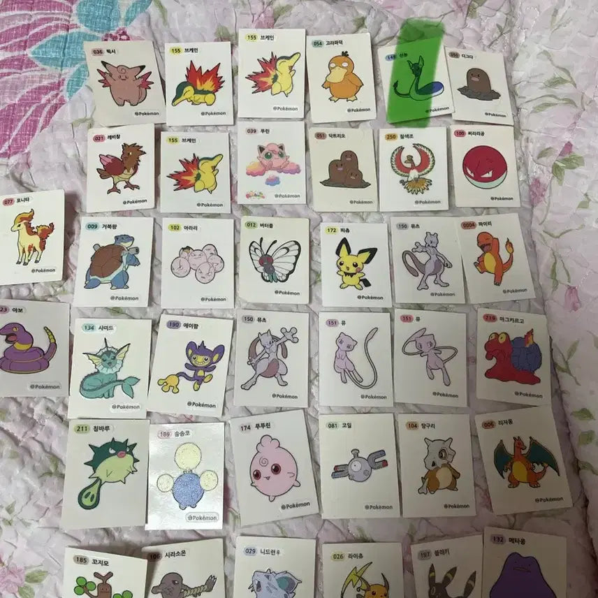 [BUNJANG] Pokemon Sticker Card / 포켓몬 띠부실