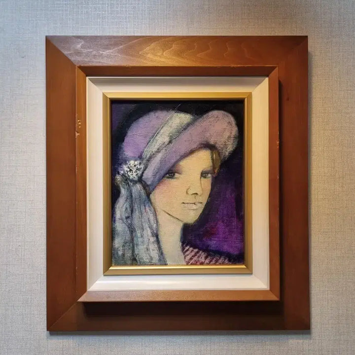 [BUNJANG] Susanna Japanese Artist Oil Painting - 1978 / [일본 작가 유화 그림]  수잔나  -1978년도 작품