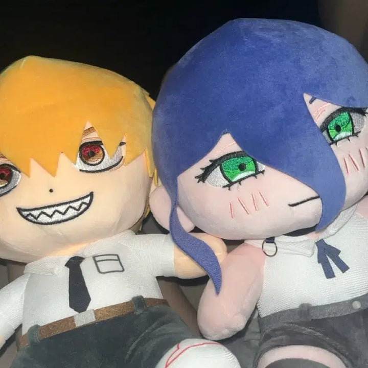 [BUNJANG] Chainsaw Man Denji &amp; Reze 30cm Plush Set / 체인소맨 레제 덴지 인형 세트