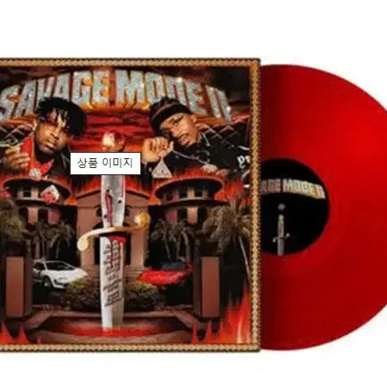 [BUNJANG] 21 Savage &amp; Metro Boomin Savage Mode II Translucent Red LP / 21 Savage&amp;Metro Boomin - Savage Mode II
