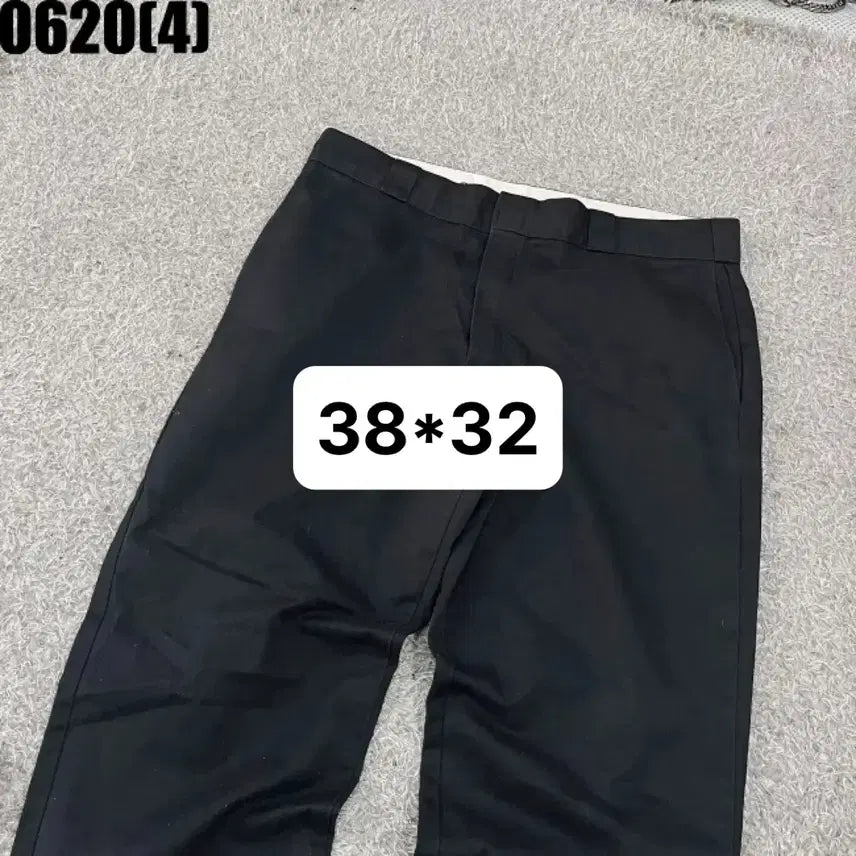 [BUNJANG] Dickies 874 Black Relaxed Fit Work Pants / [38*32] 디키즈 874 | 블랙 슬랙스 팬츠 (빈티지 0620)