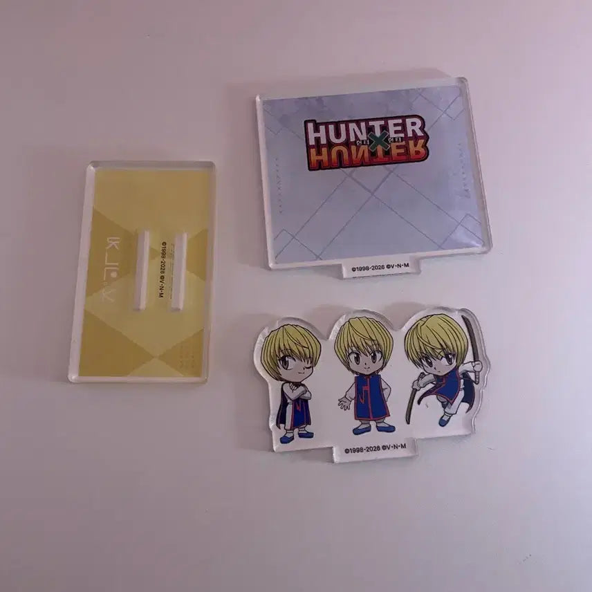 [BUNJANG] Hunter x Hunter Kurapika Collaboration Cafe Acrylic Stand / (한정판) 헌터x헌터 크라피카 콜라보 카페 아크릴