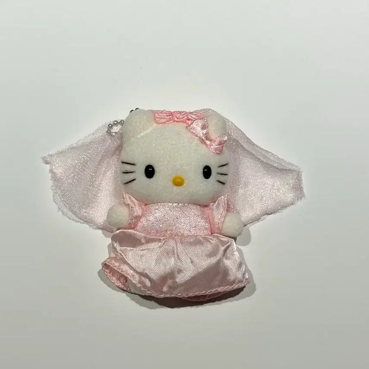 [BUNJANG] Sanrio Classic Wedding Kitty Doll Keychain / 고전 웨딩 키티 초소형 인형 키링