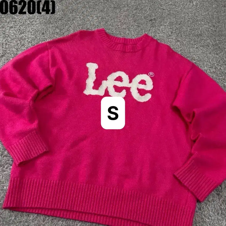 [BUNJANG] LEE Pink Knit Vintage Sweater / [S] LEE | 핑크 니트 (빈티지 0620)