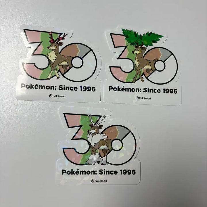 [BUNJANG] Pokemon 30th Anniversary Logo Sticker Set / 포켓몬 30주년 로고스티커 바라철록 봄 여름 가을 겨울