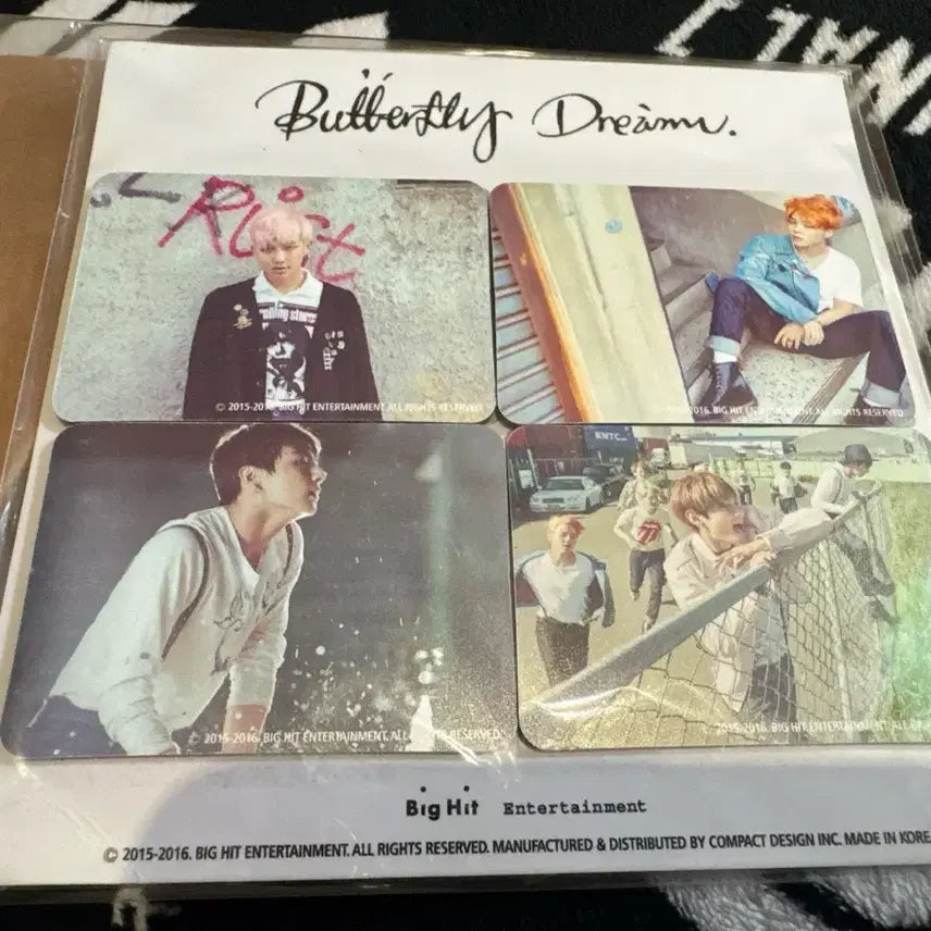[BUNJANG] BTS Butterfly Dream Framed Print + Magnet Set (Rare Goods) / 방탄소년단 버터플라이드림 액자+마그넷 (희귀굿즈