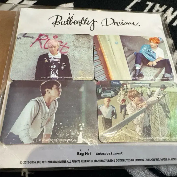 [BUNJANG] BTS Butterfly Dream Framed Print + Magnet Set (Rare Goods) / 방탄소년단 버터플라이드림 액자+마그넷 (희귀굿즈